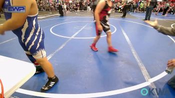 Quarterfinal - Liam Roberts, Locust Grove Youth Wrestling vs Tyus Jones, Checotah Matcats