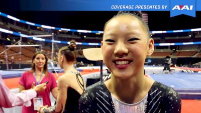 Kara Eaker On AMAZING Beam & Transition To Elite - 2017 P&G Championships Women Day 2