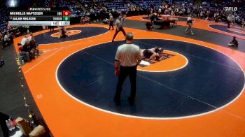 130 lbs Cons. Round 2 - Jalah Wilson, Harvey (Thornton) vs Michelle Naftzger, Erie