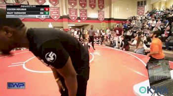 40 lbs Semifinal - Colton Heilman, Coweta Tiger Wrestling vs Riley Tarwater, Eufaula Ironheads Wrestling Club