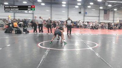 92 lbs Round 1 - 9:00am Saturday - Lucca Martinez, Rough House W.C., CA vs Ezra Palomino, Cali Red