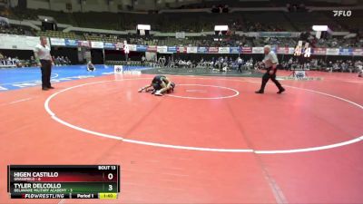 120 lbs Quarters & Wb (16 Team) - Higen Castillo, Grassfield vs Tyler Delcollo, Delaware Military Academy