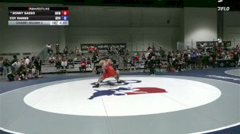 92 lbs Champ. Round 3 - Sonny Sasso, Southeast RTC/ Titan Mercury Wrestling Club (TMWC) vs Coy Raines, New York