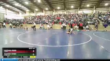 129 lbs Cons. Semi - Mathias Reed, Union vs Easton Gines, Syracuse