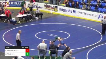 77 lbs Prelims - Cole Lamberton, Wallenpaupack vs Aidan Titus, Waynesburg