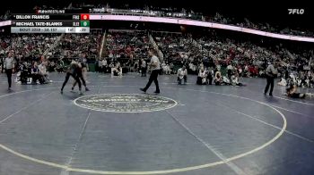 3A 157 lbs Cons. Round 2 - Michael Tate-blanks, Southern Lee vs Dillon Francis, First Flight High School