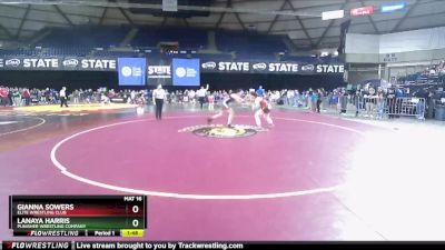 170-181 lbs Round 1 - Gianna Sowers, Elite Wrestling Club vs Lanaya Harris, Punisher Wrestling Company