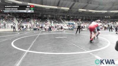 130 lbs Consi Of 8 #1 - Alburto Harmon, Morrison Takedown Club vs Tanner Bryson, Division Bell Wrestling