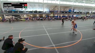 130 lbs Cons. Round 5 - Cash Perez, Unattached vs Oliver Lamiman, Unattached
