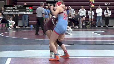 135 lbs Quarterfinal - Kara Knipper, East Buchanan vs Kennedi Bevans, Independence