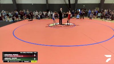 127 lbs Round 1 - Arianna Perez, Victory Wrestling-Central WA vs Abigail Gamm, Ascend Wrestling Academy