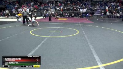 74 lbs Cons. Round 3 - Ian Rotramel, SOT-C vs Clark Goodwin, Lincoln-Way WC