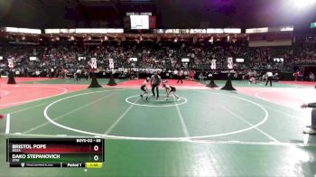 65 lbs Champ. Round 1 - Bristol Pope, BOZA vs Dako Stepanovich, STR1