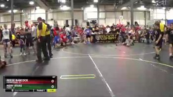 67 lbs Round 4 (6 Team) - Nery Rivas, POWA vs REESE BABCOCK, Poundtown