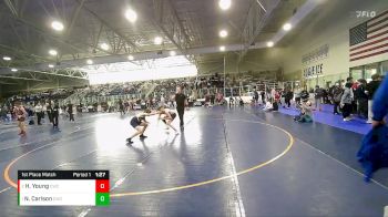 112 lbs 1st Place Match - Nolan Carlson, Champions Wrestling Club vs Hunter Young, Champions Wrestling Club