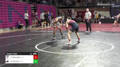 149 lbs Quarterfinal - Vincent Mannella, Univ Of Pennsylvania vs Quinn Kinner, Rider