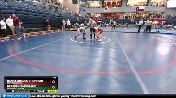 175 lbs Round 1 - Braeden Simoneaux, Teurlings Catholic vs Daniel Krauss-Thompson, Dripping Springs