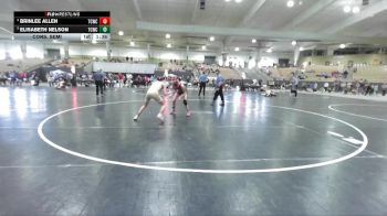 100 lbs Cons. Semi - Brinlee Allen, Eagle Talon Wrestling Club vs Elisabeth Nelson, Team Clarksville TCWC