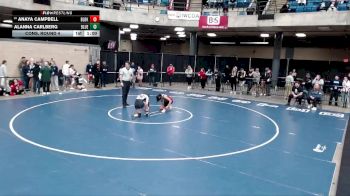 130 lbs Cons. Round 4 - Anaya Campbell, Bolingbrook vs Alanna Carlberg, Unattached