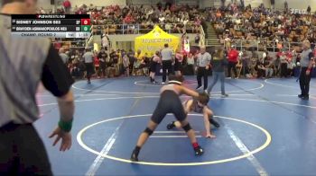 76 lbs Champ. Round 2 - Brayden Asimakopoulos NE3, Battle Born vs Sidney Johnson SE3, ASCENT