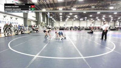 138 lbs Consi Of 16 #2 - Thomas Salinas, NC vs Lorenzo Gallegos, NM