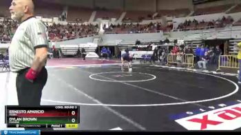 D1-132 lbs Cons. Round 3 - Dylan Brown, Marana vs Ernesto Aparicio, Perry