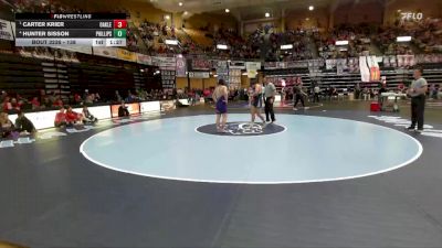 138 lbs Semifinal - Carter Krier, Oakley Hs vs Hunter Sisson, Phillipsburg Hs