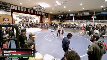 113 lbs Champ. Round 3 - Konnor Spradling, Lakeside vs Logan Loaiza, Post Falls