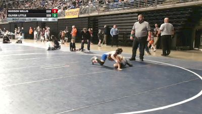 75 lbs Round Of 16 - Hudsen Willis, Corry vs Oliver Little, Derry