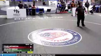 160 lbs Cons. Round 2 - Osvaldo Sibrian, Golden Valley (Bakersfield) High School Wrestling vs Tyler Artherton, California