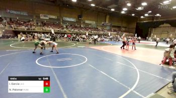 126 lbs 3rd Place - Isaiah Garcia, La Gente WC vs Noah Palomar, Pueblo County WC