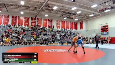 215 lbs Champ. Round 2 - Sean Franzen, Fruita Monument vs Cooper Andrews, Rocky Mountain