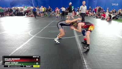 76 lbs Round 6 (8 Team) - Jimmy Hurley, Neighborhood Wrestling vs Dylan Skoncey, Phoenix WC