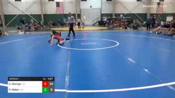 70 lbs Prelims - Colin George, Chaparral Wrestling Club vs Preston Reker, Sidney Wrestling Club