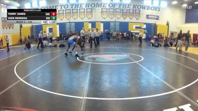138 lbs Quarterfinal - Jose Herrera, Osceola (Kissimmee) vs Torry James, Oakleaf