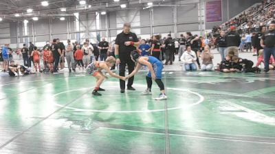 98 lbs Champ. Rd Of 16 - Tanner Kunze, Salem Elite Mat Club vs Carlos Hernandez, Warden Elite Wrestling