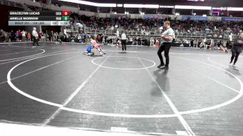 106 lbs Quarterfinal - Gracelynn Lucas, Lucas WC vs Arielle Morrow, Franklin Central WC