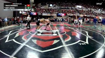 A - 157 lbs Cons. Round 2 - Eddy Arciga, Lockwood (Billings) vs Trace Steinmetz, Lockwood (Billings)