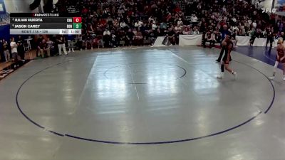 126 lbs Semifinal - Jason Carey, Bonanza vs Julian Huerta, Chaparral