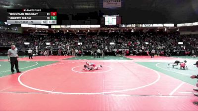 76 lbs Champ. Round 2 - Brooklyn McKinley, DEL1 vs Juliette Ollom, FSJ3