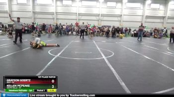 130 lbs Finals (2 Team) - Grayson Goertz, Silo vs Kellen McPeake, South Hills