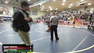 182 lbs Cons. Round 4 - Grant Stricker, Servite vs Daniel Mendoza, Hemet