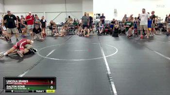 76 lbs Round 4 (6 Team) - Lincoln Sparks, PA East Lightning vs Dalton Kohr, Moser`s Mat Monsters