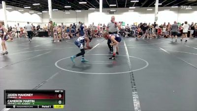 88 lbs Round 3 (6 Team) - Jaxen Mahoney, CTWHALE vs Cameron Martin, Mayfield Mat Academy