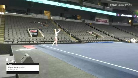 Alyse Karenbauer - Floor, X-Cel Gym PA - 2022 Elevate the Stage Toledo presented by Promedica