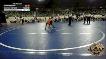 52 lbs Consolation - Denton Brown, Lexington Wrestling Club vs Dawson Bowers, Jacket Wrestling Club