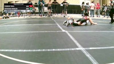 116 lbs Consi Of 32 #2 - Forest Dull, Cats WC vs Estevan Robles, Socorro Warrior Wrestling