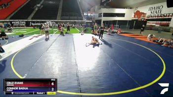 85 lbs 1st Place Match - Cruz Evans, Oregon vs Connor Badua, Hawaii