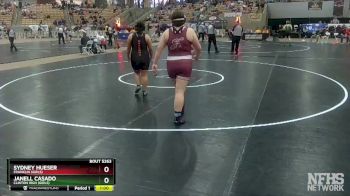 Girls 235 lbs Cons. Round 2 - Janell Casado, Clinton High (Girls) vs Sydney Hueser, Franklin (Girls)