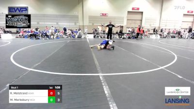 79 lbs Rr Rnd 1 - Romen Melstrand, Askren Wrestling Academy - (B) vs Macklen Marksbury, Michigan Premier WC - (A)